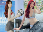 Bạn trẻ - Cuộc sống - Hot girl xinh như gái Hàn &quot;gây bão&quot; Nóng cùng World Cup 2022