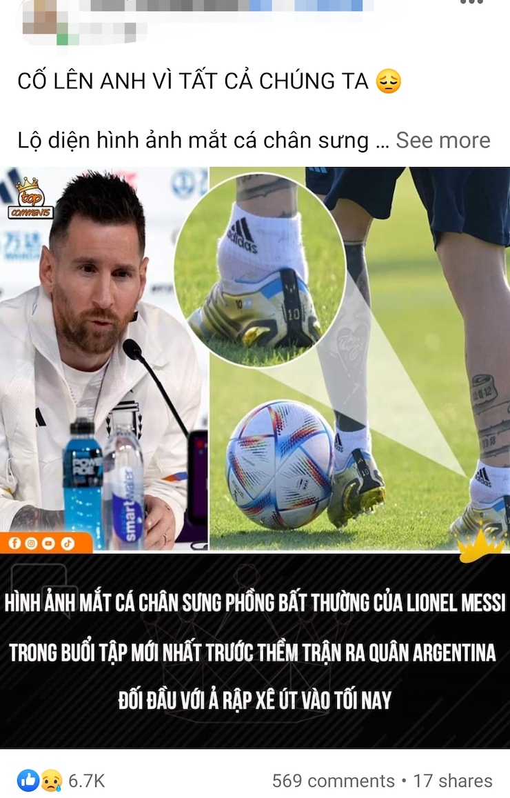 Trước giờ bóng lăn Argentina vs Ả Rập Xê Út, dân mạng réo tên Lionel Messi - 5