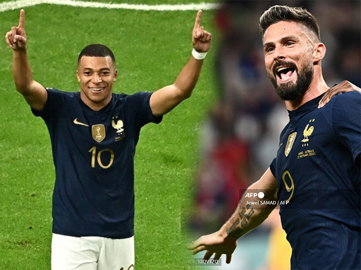 ĐT Pháp đại thắng ngày ra quân: Giroud sánh ngang Henry, Mbappe có kỷ lục mới