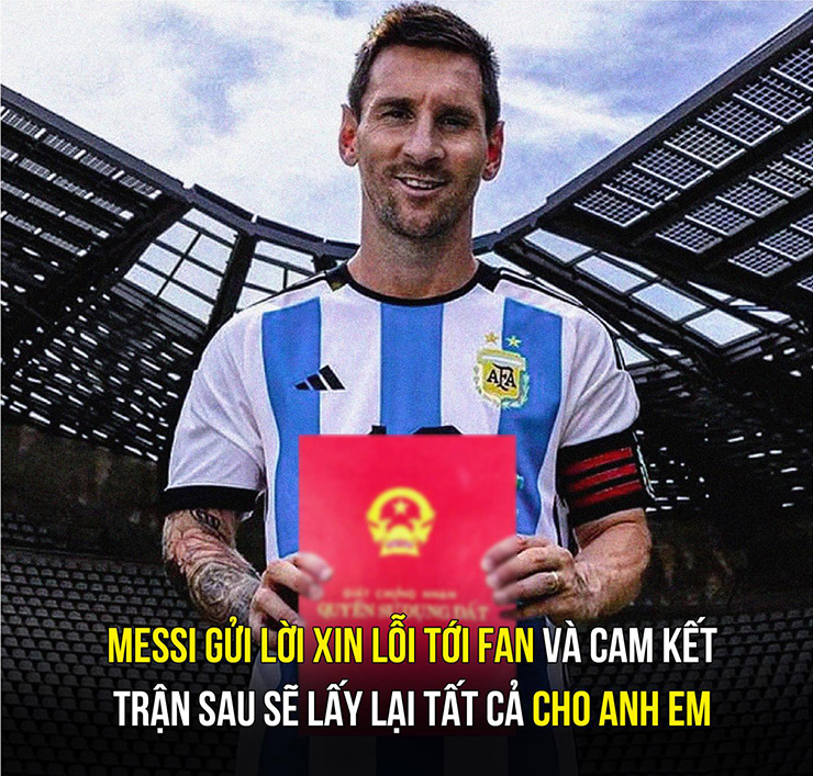 Chờ Messi lấy lại tất cả cho anh ở trận sau.