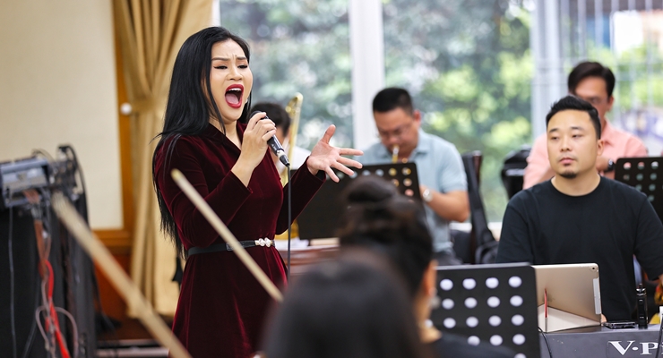 Thanh Lam và giọng ca opera Đào Tố Loan mặc nổi bật khi tập hát cùng Tùng Dương - 3