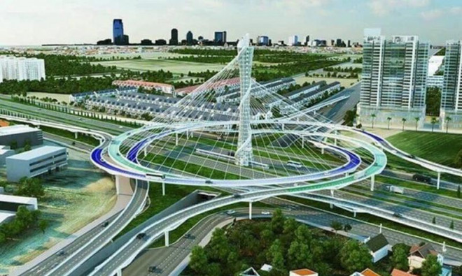 Hà Nội chi hơn 2.300 tỷ đồng làm nút giao Đại lộ Thăng Long &#8211; Vành đai 3,5 - hình ảnh 1