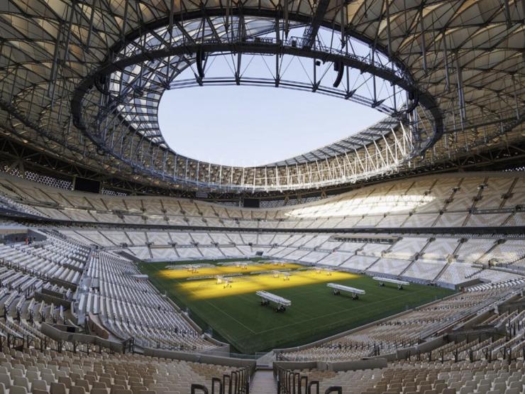Choáng ngợp với sân vận động dát vàng, lớn nhất World Cup 2022