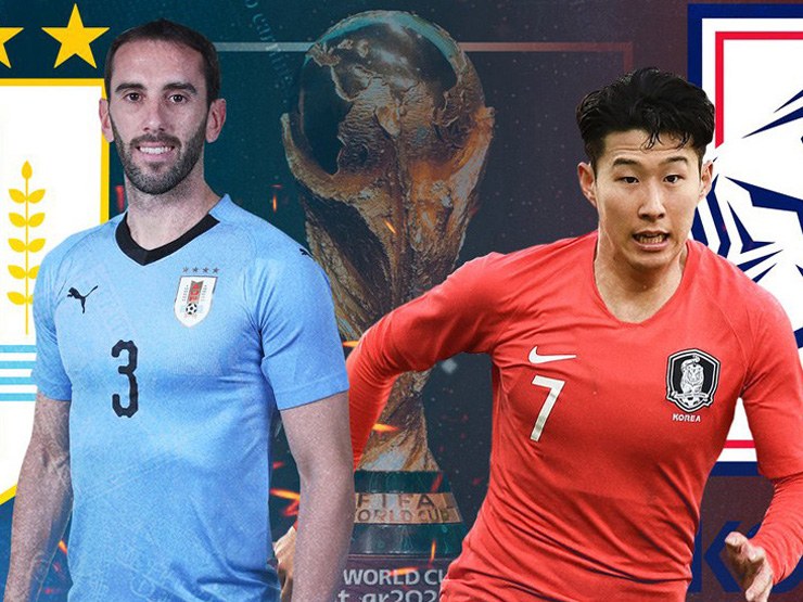 Trực tiếp bóng đá Uruguay - Hàn Quốc: Son Heung Min, Suarez và Nunez đá chính (World Cup)