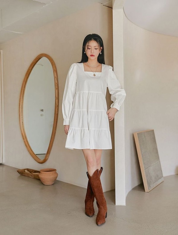 Tips Hay: Váy Babydoll Đi Với Giày Gì Style Hàn Quốc?