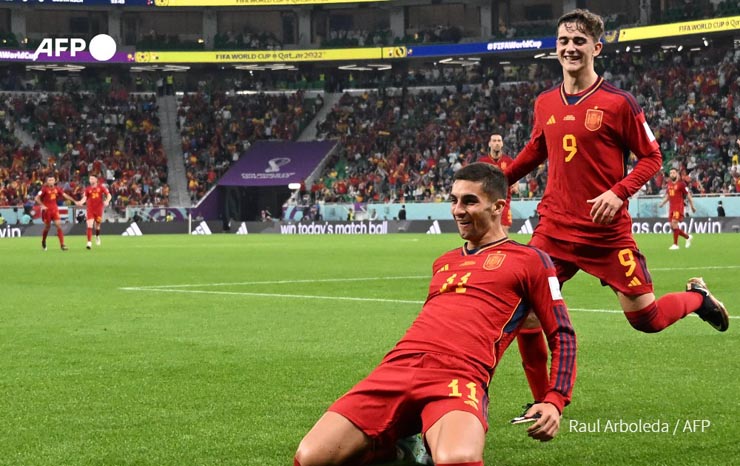 ĐT Tây Ban Nha tạo ra chiến thắng đậm đà nhất World Cup 2022