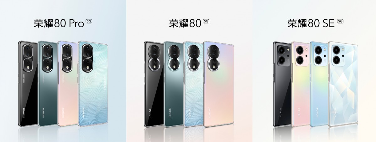 Bộ ba&nbsp;Honor 80.