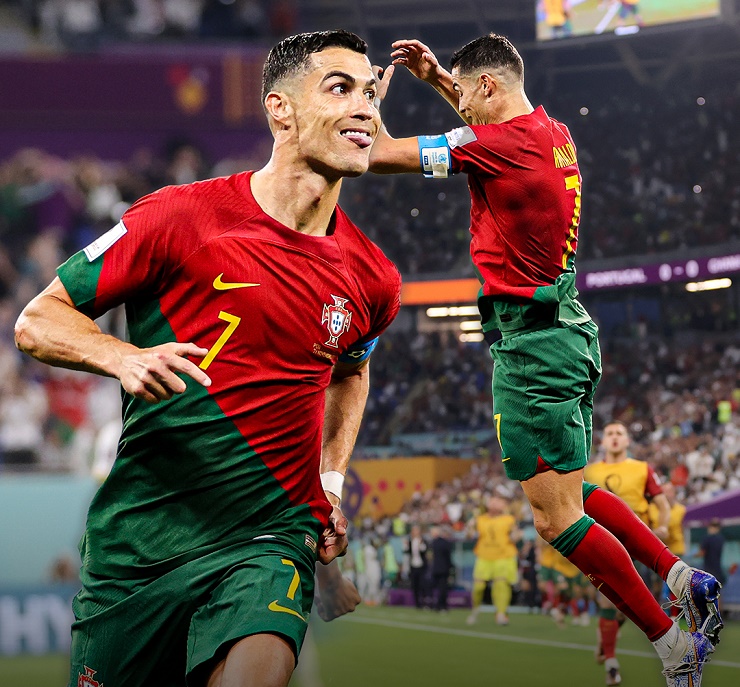 Ronaldo ăn mừng "siu" theo phong cách quen thuộc