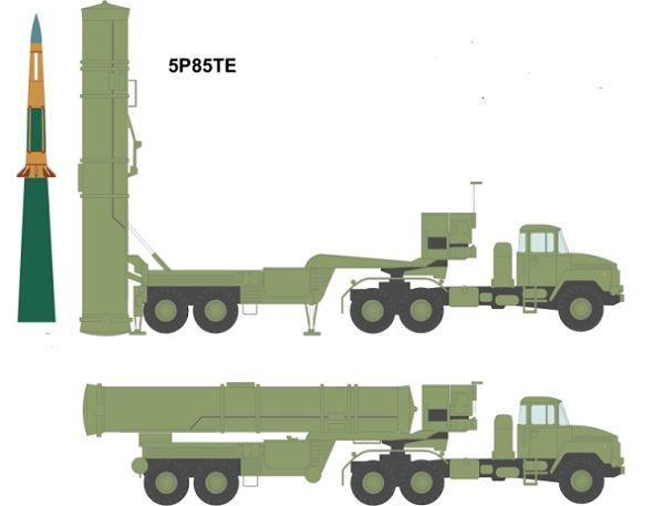 Bản vẽ về các xe phóng của S-300PMU-1. Ảnh: armyrecognition