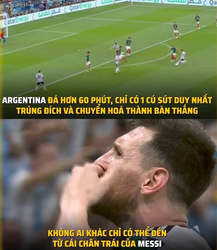 Messi vẫn là "đầu tàu" của Argentina.