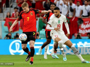 Bóng đá - Kết quả bóng đá Bỉ - Morocco: &quot;Địa chấn&quot; kinh hoàng, 3 điểm xứng đáng (World Cup)