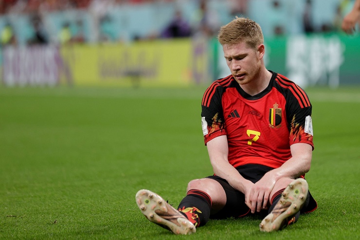 De Bruyne chơi mờ nhạt trong cả 2 trận đầu tiên ở World Cup 2022