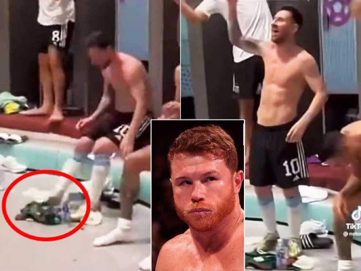 Võ sĩ&nbsp;Canelo&nbsp;Alvarez đe dọa Messi vì hành động đạp vào áo đấu&nbsp;có quốc kì Mexico