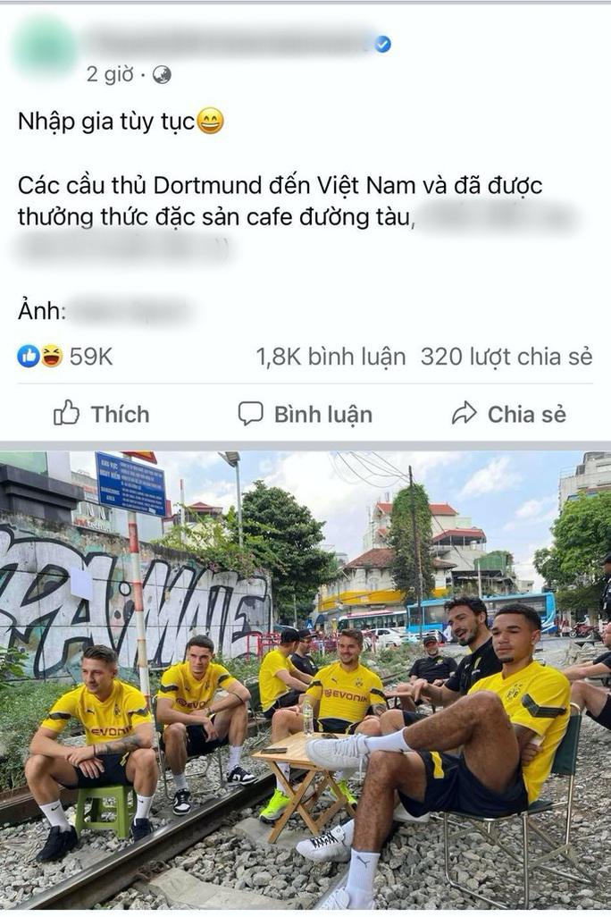 Xôn xao hình ảnh nhiều cầu thủ Dortmund ngồi &#34;cà phê đường tàu&#34; - 1