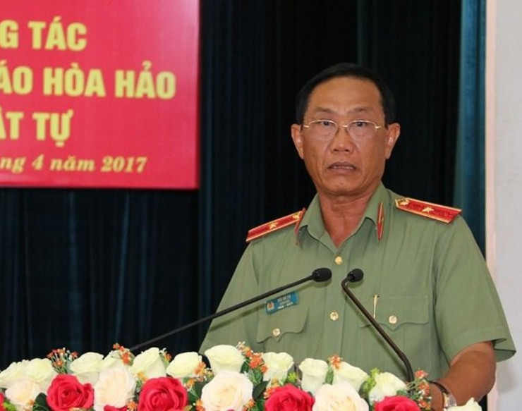 Thiếu tướng Bùi Bé Tư, nguyên Giám đốc Công an tỉnh An Giang. Ảnh: congan.khanhhoa.gov.vn