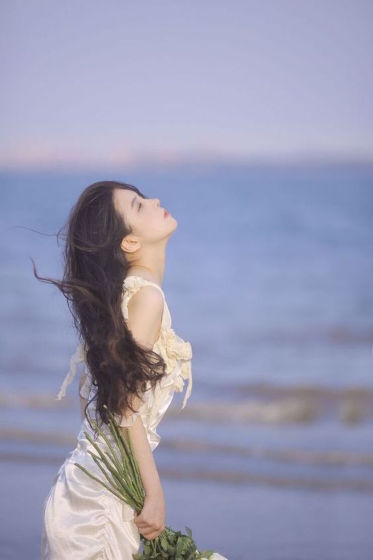 Phong cách nàng thơ bên biển đang khá được các cô gái Trung Quốc ưa chuộng

