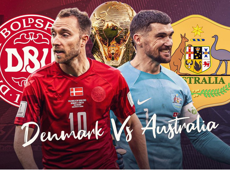 Trực tiếp bóng đá Australia - Đan Mạch: Eriksen & Braithwaite đá chính (World Cup)