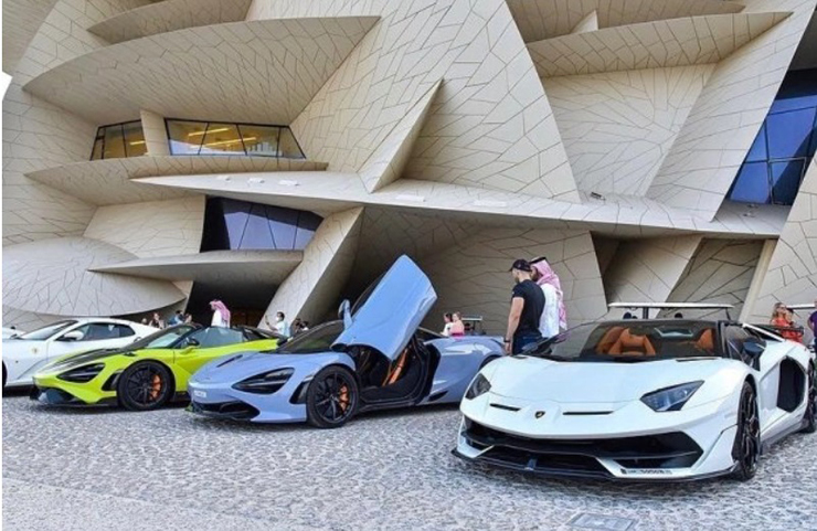 Choáng ngợp với dàn siêu xe đắt đỏ của hội "con nhà giàu" Qatar - 2