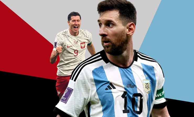 Messi sẽ có dịp so tài Lewandowski ở cấp độ ĐTQG khi Argentina chạm trán Ba Lan lúc 2h rạng sáng mai (1/12)