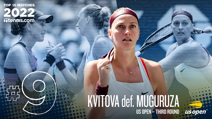 Kvitova tiếp tục gieo sầu cho&nbsp;Muguruza trong trận đấu siêu kịch tính