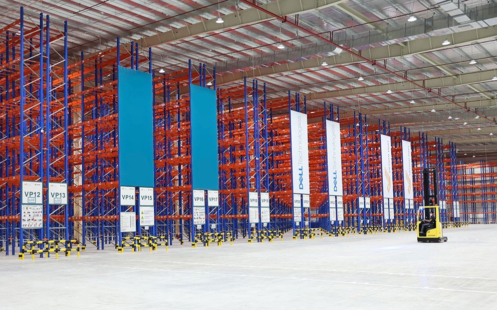 Hệ thống kho ngoại quan của Vietnam Post được trang thiết bị hiện đại theo tiêu chuẩn quốc tế