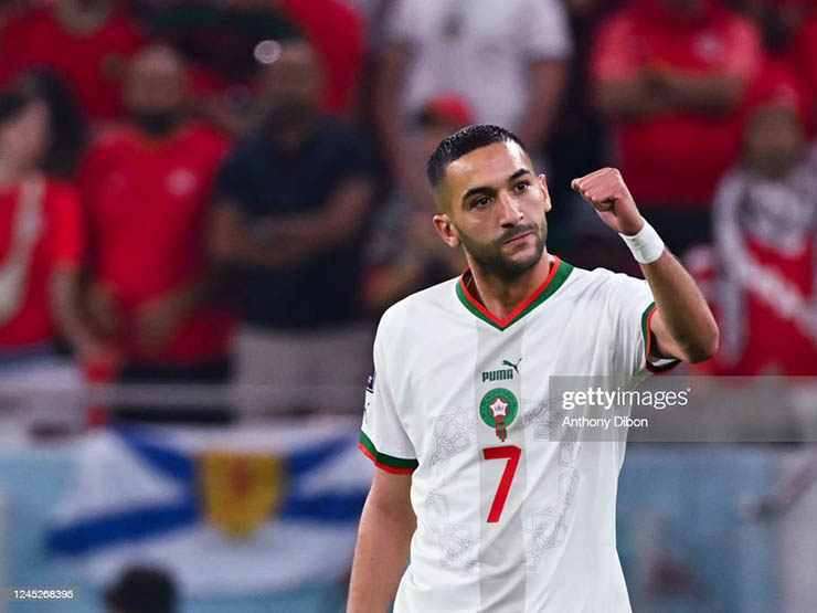 Ziyech mở điểm cho Morocco