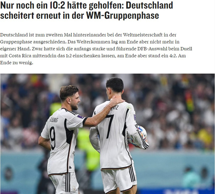 ĐT Đức bị loại khỏi World Cup: Báo chí Đức chỉ trích, tổng sỉ vả Hansi Flick - 2
