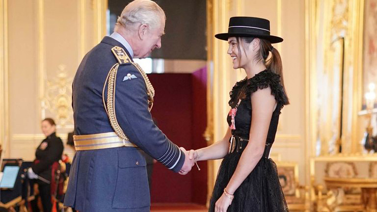 Ruducanu nhận huân chương danh giá từ nhà Vua Anh