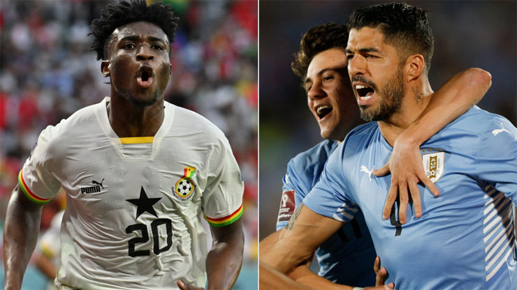 Ghana sáng cửa đi tiếp hơn Uruguay