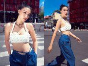 Đời sống Showbiz - MC Hoàng Oanh bất ngờ lột xác, khoe body mướt mắt