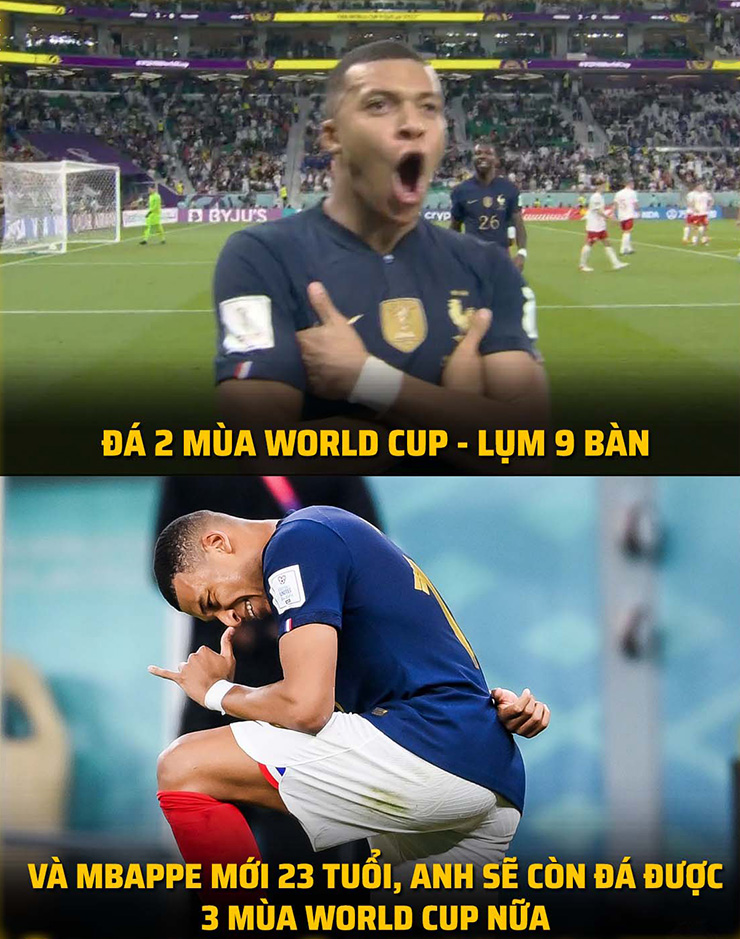 Khả năng ghi bàn thượng hạng của Mbappe.