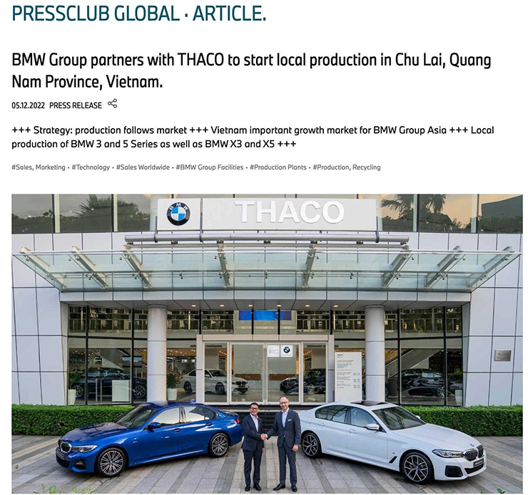 BMW Việt Nam chính thức lắp ráp bốn dòng xe tại nhà máy Chu Lai - 1