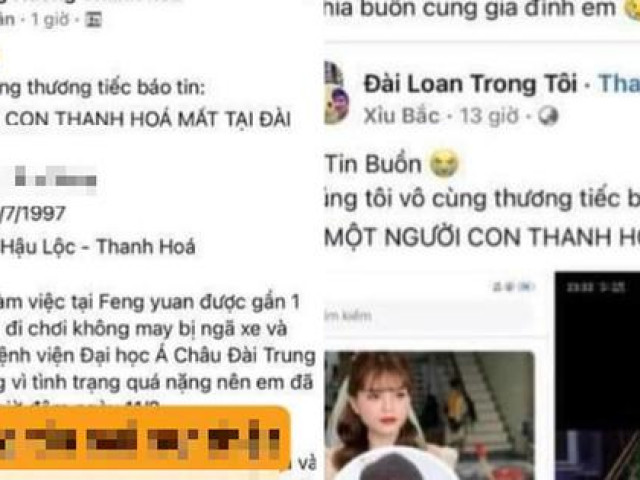 Đang sống bình thường, tá hỏa thấy mình bị dựng chuyện tử vong ở Đài Loan