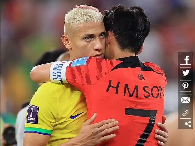 Brazil vùi dập Hàn Quốc đón mưa kỷ lục, Richarlison bất ngờ vượt Ronaldinho