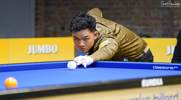 Bao Phương Vinh mở màn thuận lợi cho Billiards Việt Nam&nbsp;