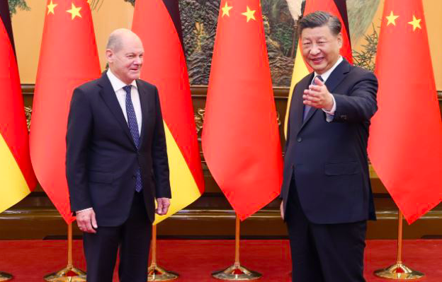 Chủ tịch Trung Quốc Tập Cận Bình đón Thủ tướng Đức Olaf Scholz thăm trong tháng 11