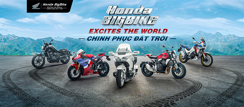 Mỗi một dòng xe là một phong cách riêng với những thiết kế đặc trưng của nhà Honda (Nguồn ảnh: Fanpage Honda BigBike Việt Nam)