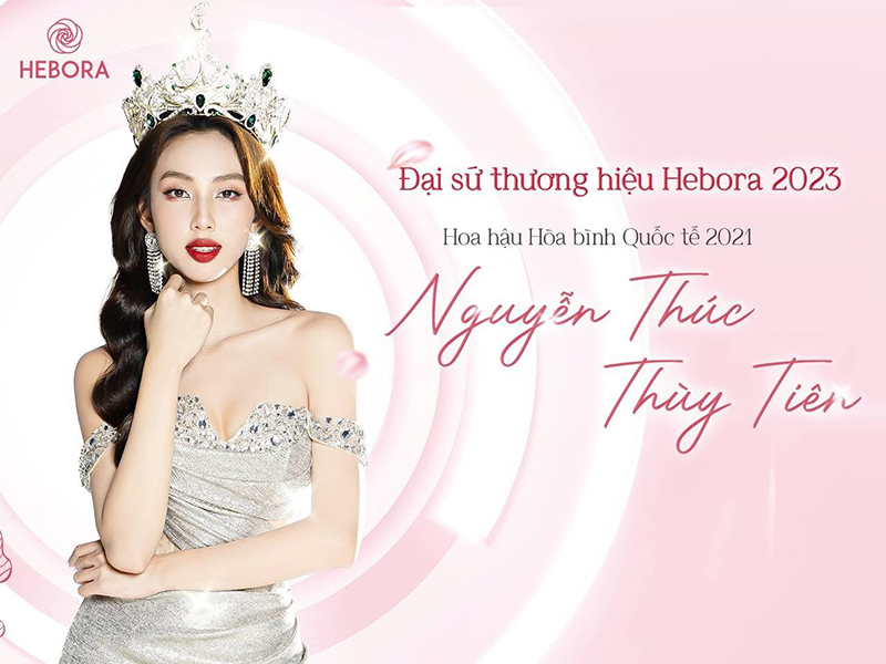 Hoa hậu Nguyễn Thúc Thùy Tiên đảm nhiệm tân Đại sứ thương hiệu Hebora 2023 - 2