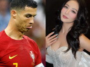 Giải trí - CR7 dự bị, bạn gái lên tiếng nhắc nhở, còn &quot;bà xã&quot; ở VN nói ngay câu này