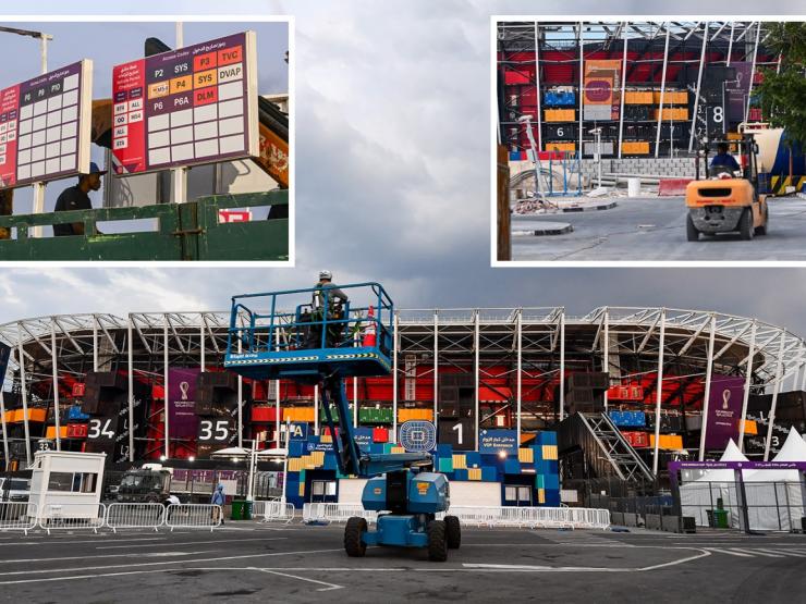 Những hình ảnh đầu tiên về việc tháo dỡ sân vận động World Cup sau trận Hàn Quốc – Brazil