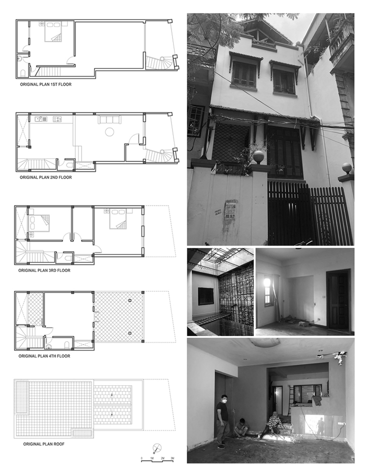 Thực chất, đây là một công trình được cải tạo từ ngôi nhà cũ đã xây dựng cách đây 20 năm bị xuống cấp, mục nát.
