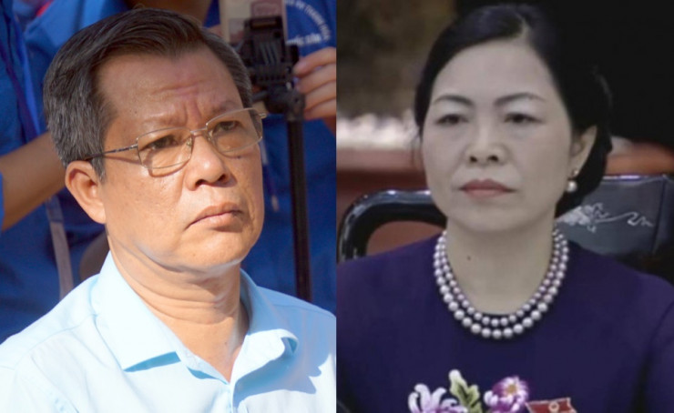 Bà Đinh Cẩm Vân và ông Nguyễn Bá Hùng, cựu Giám đốc và Phó giám đốc Sở Tài chính tỉnh Thanh Hóa, đã bị khởi tố, bắt tạm giam liên quan tới dự án Hạc Thành Tower