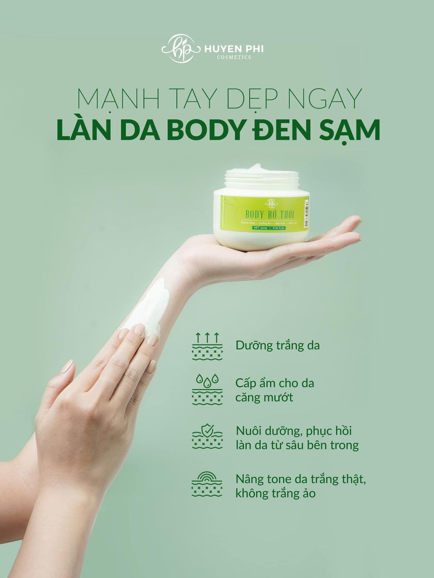 Kem Body Bơ Huyền Phi – Nâng niu làn da trắng sáng mịn màng - 2