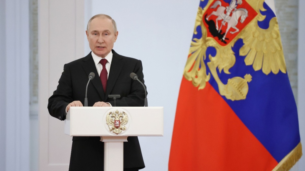 Ông Putin phát biểu tại một sự kiện diễn ra ở Điện Kremlin ngày 8/12.