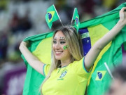 Thế giới - Chùm ảnh: Dàn mỹ nữ Brazil khoe sắc lần cuối trên khán đài World Cup 2022