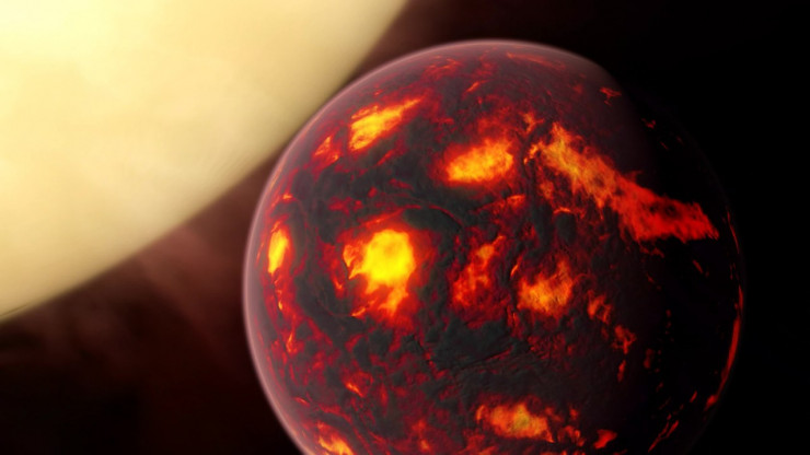 Hành tinh Janssen và ngôi sao mẹ - Ảnh: ESA