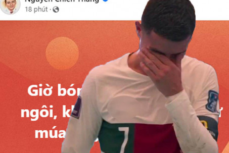 Nước mắt Ronaldo rơi, sao Việt nói gì khi Bồ Đào Nha bị loại?