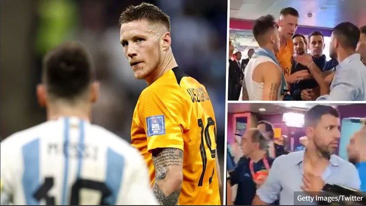 Messi cho rằng Wout Weghorst đã "nhìn đểu" mình và buông lời xua đuổi