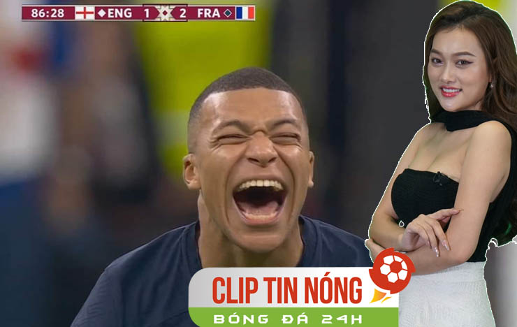 Khoảnh khắc Mbappe cười hả hê sau khi Kane đá hỏng penalty