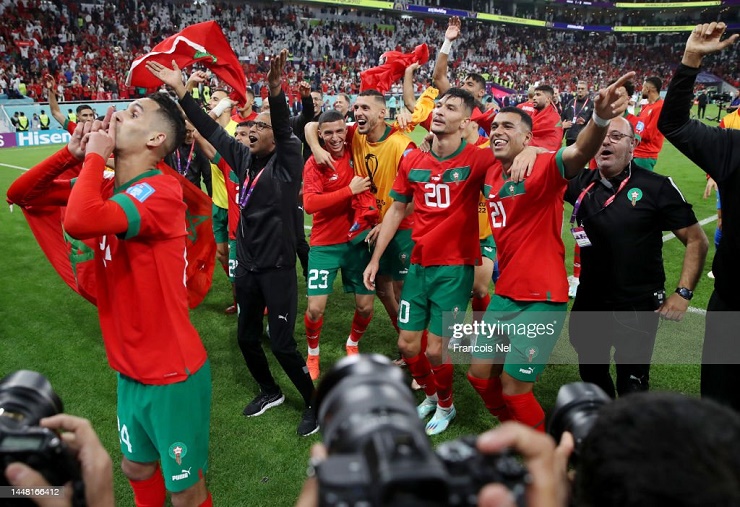 Morocco trở thành đội bóng châu Phi đầu tiên trong lịch sử lọt vào bán kết World Cup